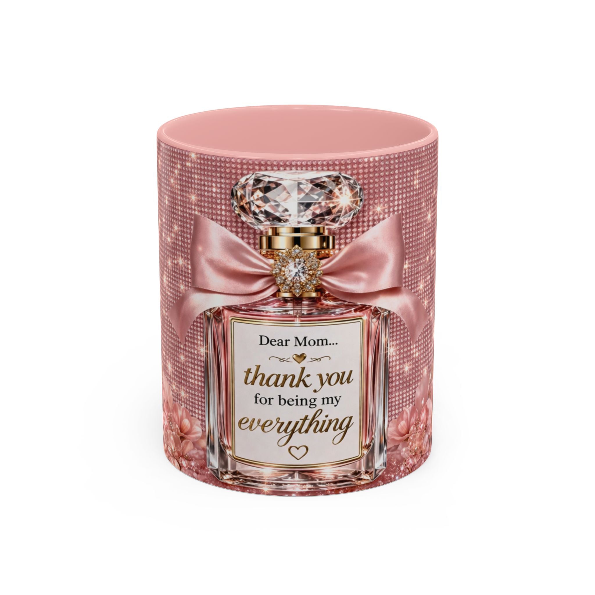 Dear Mom Coffee Mug – Pink Diamond Luxe