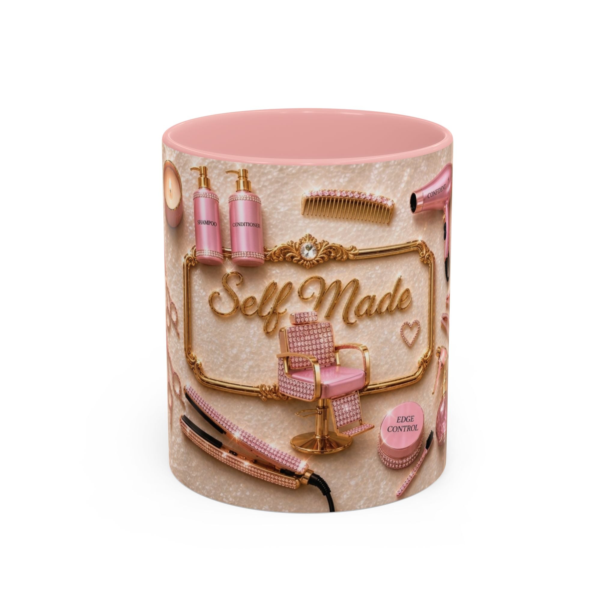 Self Made Beauty Boss Mug – Pink Handle