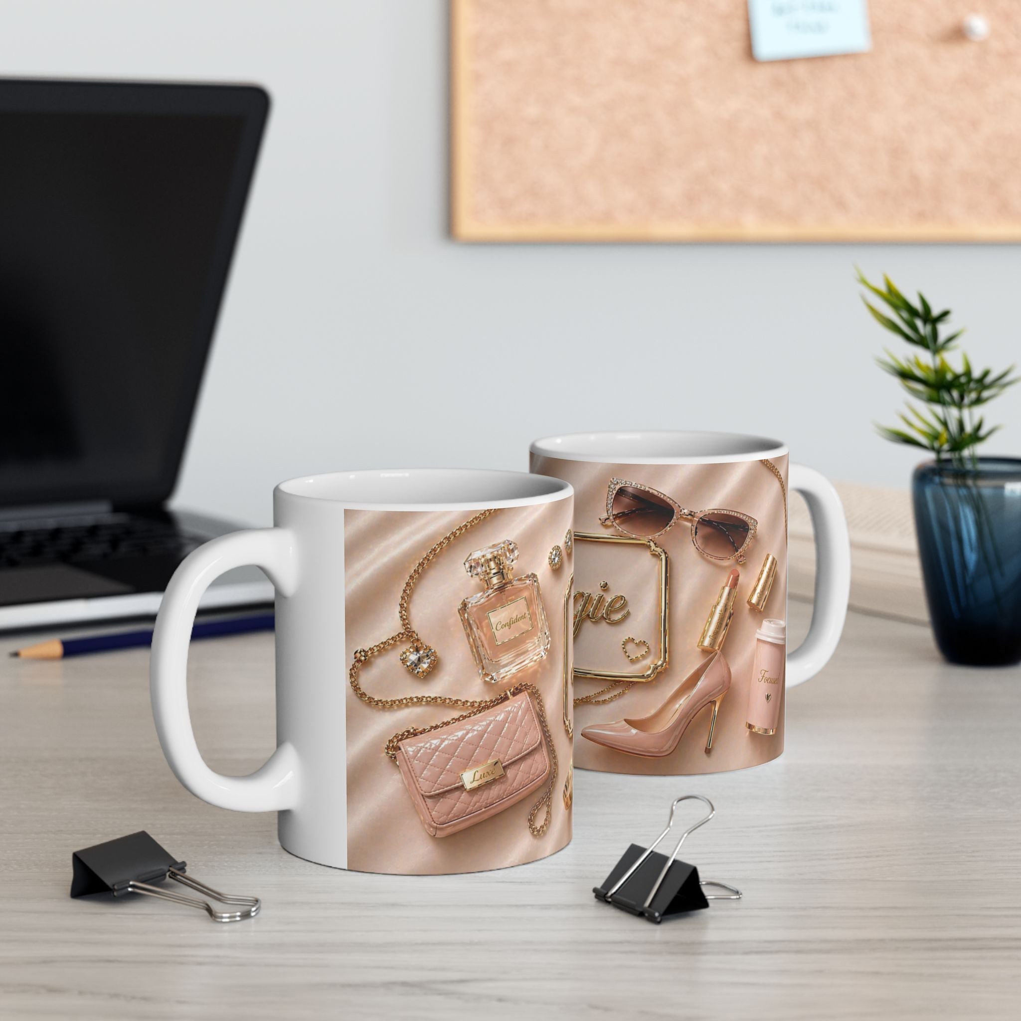 Bougie Coffee Mug – Pink Glam Luxe