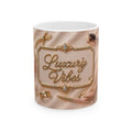 Luxury Vibes Coffee Mug – Pink & Gold Glam