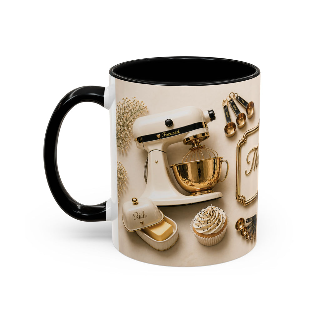 That Girl Coffee Mug – Black & Gold Luxe