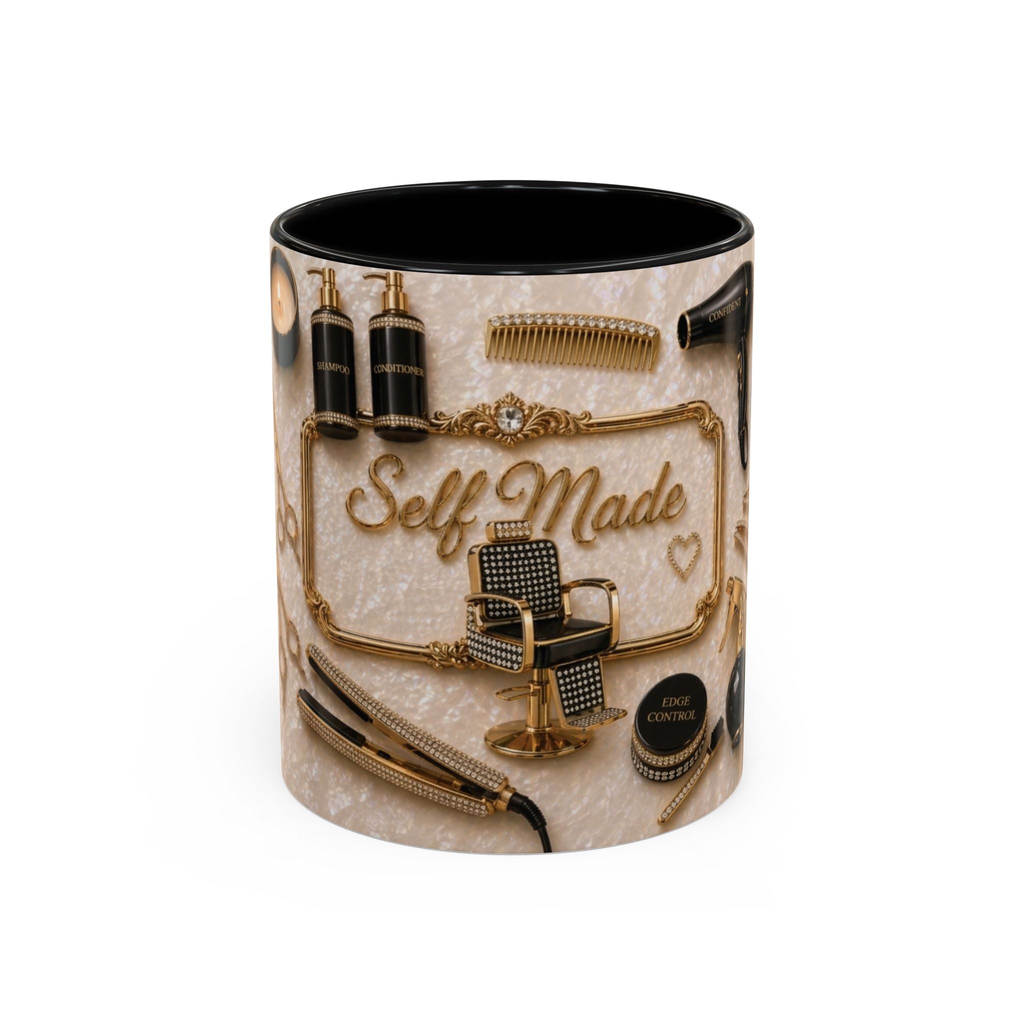 Self Made Beauty Boss Mug – Black Handle