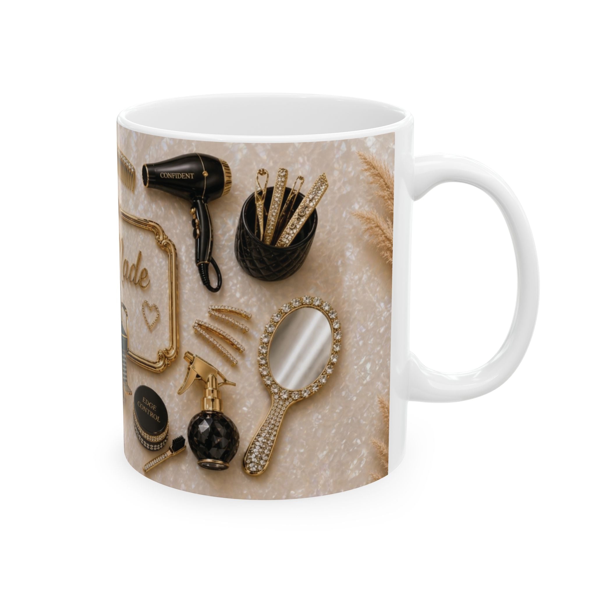 Self Made Beauty Boss Mug – White Handle
