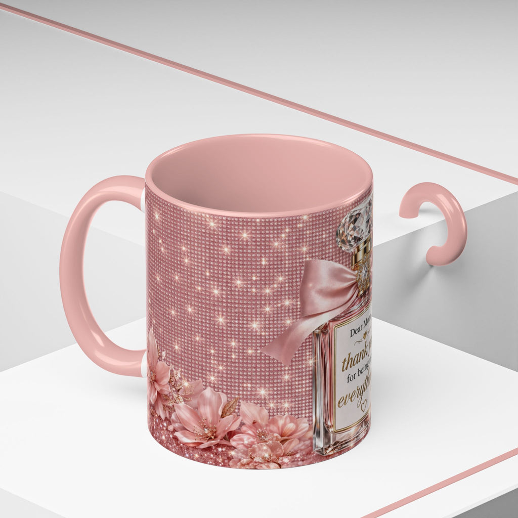 Dear Mom Coffee Mug – Pink Diamond Luxe