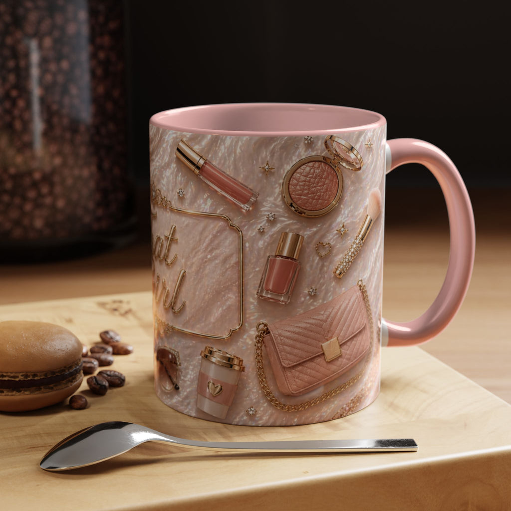 That Girl Coffee Mug – Pink Handle Glam