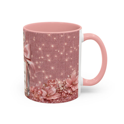 Dear Mom Coffee Mug – Pink Diamond Luxe