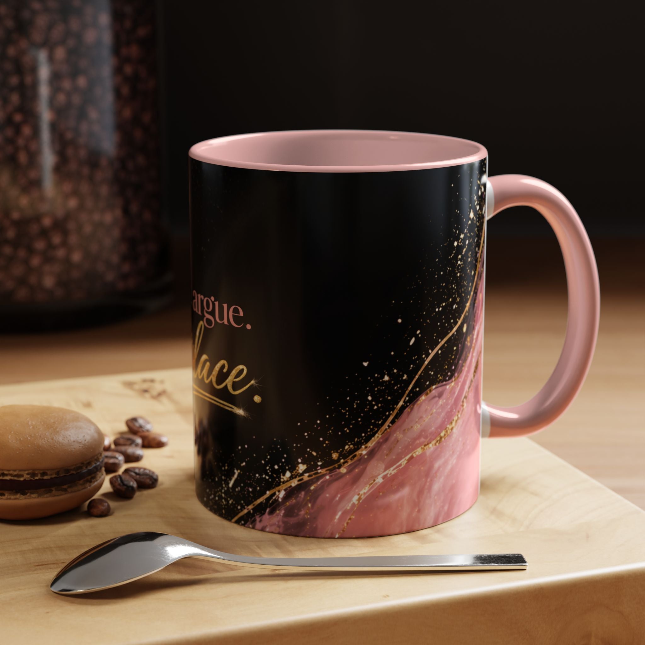 I Don’t Argue. I Replace. Luxury Statement Mug