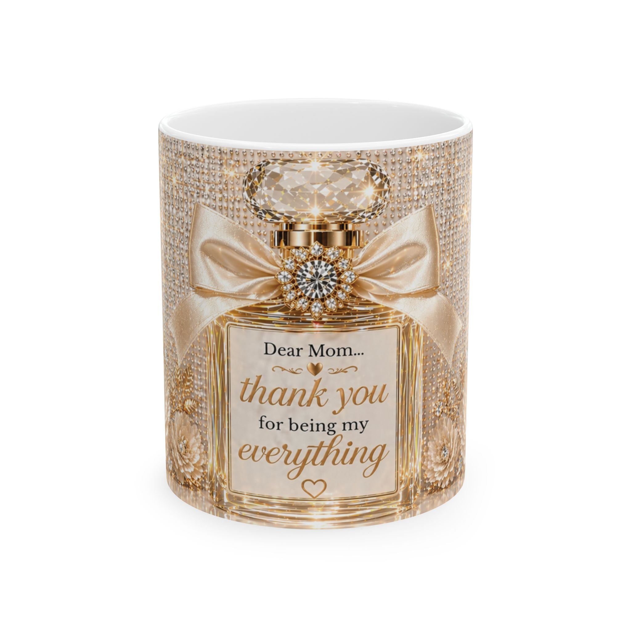 Dear Mom Coffee Mug – Luxury Gold Glam