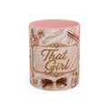That Girl Coffee Mug – Pink Handle Glam